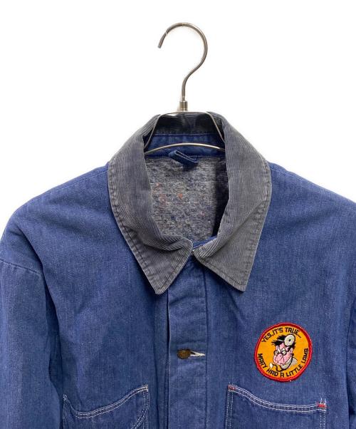 USED（ユーズド）USED (ユーズド) 裏ブランケットカバーオール インディゴ サイズ:サイズ詳細参照の古着・服飾アイテム