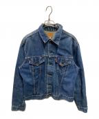 LEVI'Sリーバイス）の古着「4thデニムジャケット 70505 70's ボタン裏526 スモールe 不均等V」｜インディゴ