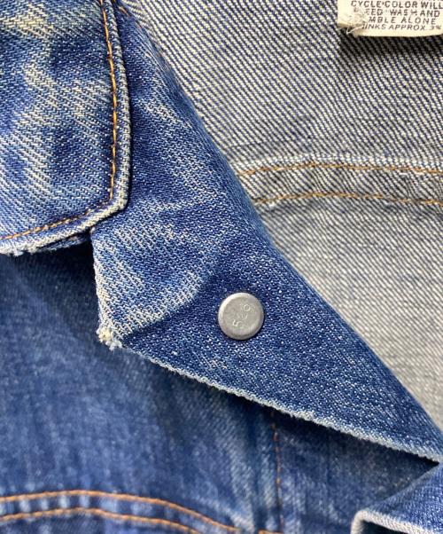 LEVI'S（リーバイス）LEVI'S (リーバイス) 4thデニムジャケット 70505 70's ボタン裏526 スモールe 不均等V インディゴ サイズ:サイズ詳細参照の古着・服飾アイテム