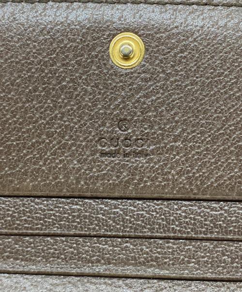 GUCCI（グッチ）GUCCI (グッチ) 2つ折り財布 ブラウンの古着・服飾アイテム