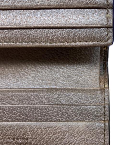 GUCCI（グッチ）GUCCI (グッチ) 2つ折り財布 ブラウンの古着・服飾アイテム