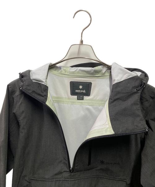 Snow peak（スノーピーク）Snow peak (スノーピーク) FR 3L Rain Anorak ブラック サイズ:Ｓの古着・服飾アイテム