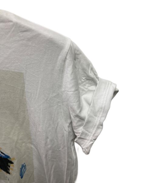 COMME des GARCONS SHIRT（コムデギャルソンシャツ）COMME des GARCONS SHIRT (コムデギャルソンシャツ) JEAN MICHEL BASQUIAT プリントTシャツ ホワイト サイズ:Ｓの古着・服飾アイテム