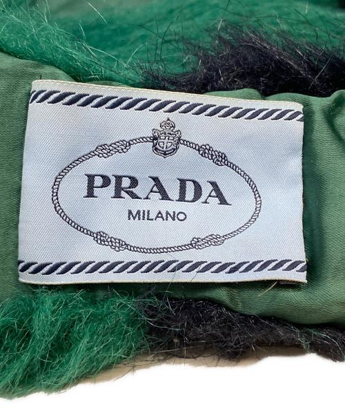 PRADA（プラダ）PRADA (プラダ) ファーストール グリーンの古着・服飾アイテム