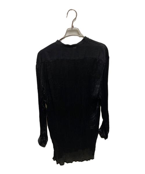 Saint Laurent Paris（サンローランパリ）Saint Laurent Paris (サンローランパリ) シルクシアーブラウス ブラック サイズ:36の古着・服飾アイテム