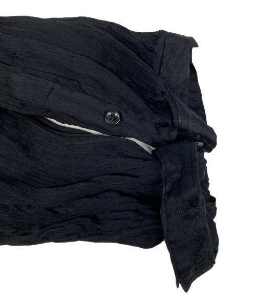 Saint Laurent Paris（サンローランパリ）Saint Laurent Paris (サンローランパリ) シルクシアーブラウス ブラック サイズ:36の古着・服飾アイテム