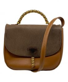 LOEWE（ロエベ）の古着「ツイスト2way レザーバッグ」｜ブラウン