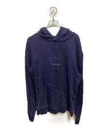 Saint Laurent Paris（サンローランパリ）の古着「シグネチャーロゴプリントスウェットパーカ」｜ネイビー