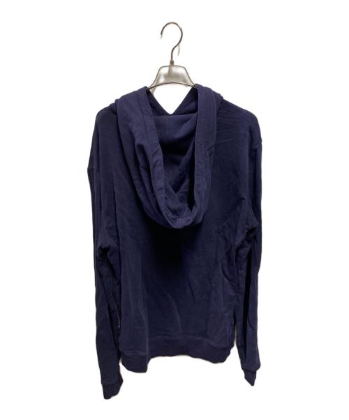 Saint Laurent Paris（サンローランパリ）Saint Laurent Paris (サンローランパリ) シグネチャーロゴプリントスウェットパーカ ネイビー サイズ:Ｌの古着・服飾アイテム