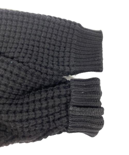 WACKO MARIA（ワコマリア）WACKO MARIA (ワコマリア) WAFFLE KNIT SWEATER ブラック サイズ:ＸＸＬの古着・服飾アイテム