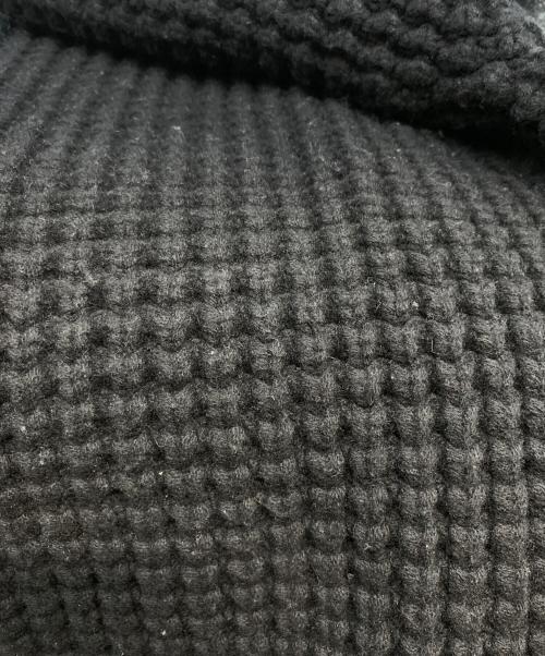 WACKO MARIA（ワコマリア）WACKO MARIA (ワコマリア) WAFFLE KNIT SWEATER ブラック サイズ:ＸＸＬの古着・服飾アイテム