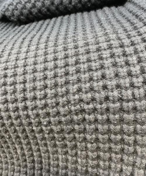 WACKO MARIA（ワコマリア）WACKO MARIA (ワコマリア) WAFFLE KNIT SWEATER ブラック サイズ:ＸＸＬの古着・服飾アイテム