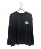 Hysteric Glamour×WIND AND SEAヒステリックグラマー×ウィンダンシー）の古着「プリントカットソー」｜ブラック