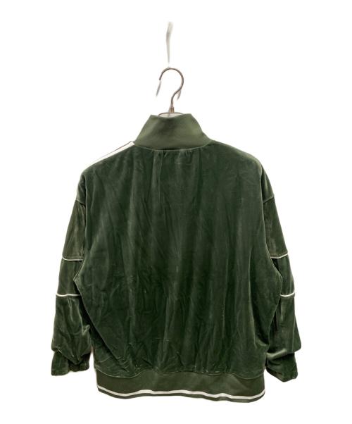 adidas（アディダス）adidas (アディダス) ベロアトラックジャケット グリーン サイズ:ＯＴの古着・服飾アイテム