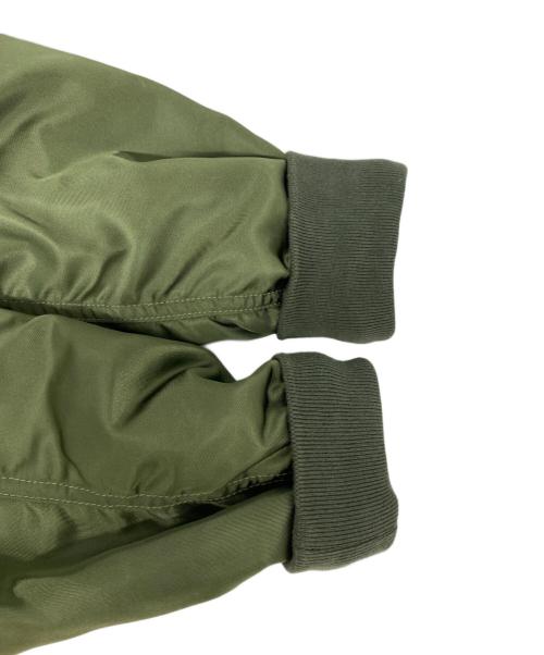 GIVENCHY（ジバンシィ）GIVENCHY (ジバンシィ) ロゴモチーフボタンフライトジャケット グリーン サイズ:46の古着・服飾アイテム