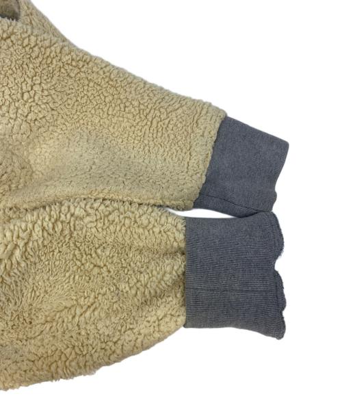 MONCLER（モンクレール）MONCLER (モンクレール) MAGLIA CARDIGAN  ボアジップパーカー ベージュ サイズ:Ｍの古着・服飾アイテム