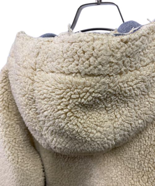 MONCLER（モンクレール）MONCLER (モンクレール) MAGLIA CARDIGAN  ボアジップパーカー ベージュ サイズ:Ｍの古着・服飾アイテム