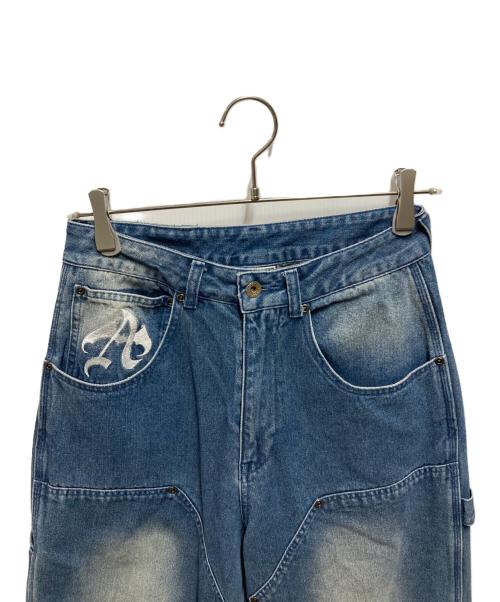 ANTIMID（アンチミッド）ANTIMID (アンチミッド) デニムペインターパンツ インディゴ サイズ:34の古着・服飾アイテム