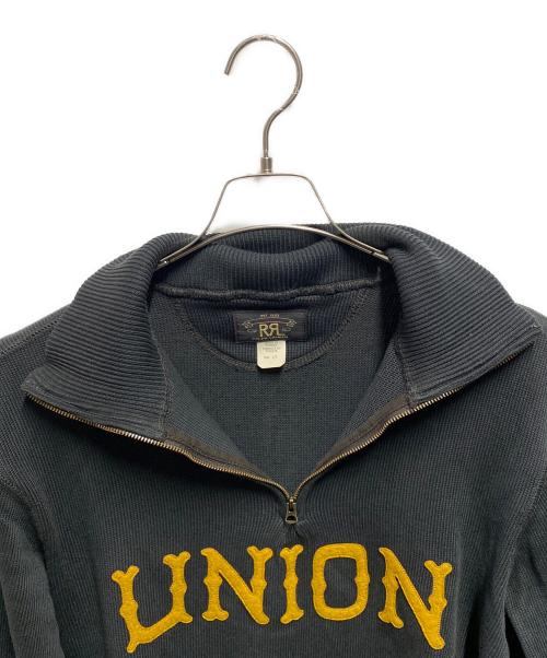 RRL（ダブルアールエル）RRL (ダブルアールエル) ハーフジップニット グレー サイズ:Ｓの古着・服飾アイテム
