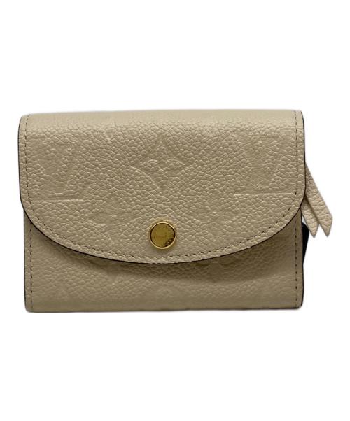 LOUIS VUITTON（ルイ ヴィトン）LOUIS VUITTON (ルイ ヴィトン) ポルトモネ・ロザリ アイボリーの古着・服飾アイテム