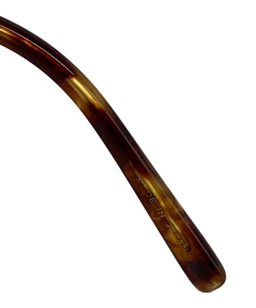 金子眼鏡（カネコガンキョウ）金子眼鏡 (カネコガンキョウ) BEAUTY&YOUTH (ビューティーアンドユース) 眼鏡 ブラウンの古着・服飾アイテム