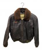 LEVI'Sリーバイス）の古着「90'sライナー・ボア付レザージャケット」｜ブラウン