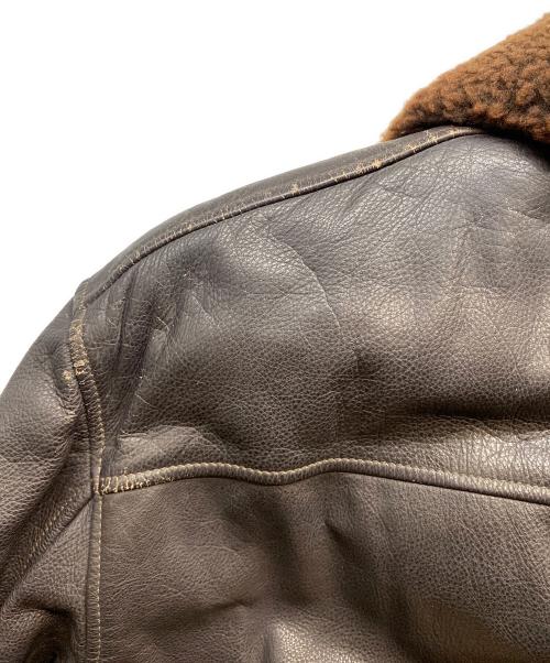 LEVI'S（リーバイス）LEVI'S (リーバイス) 90'sライナー・ボア付レザージャケット ブラウン サイズ:Ｌの古着・服飾アイテム