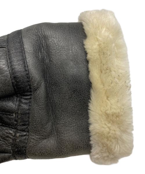 BOSS COFFEE（ボス コーヒー）BOSS COFFEE (ボス コーヒー) B-3レザーボアジャケット ブラック サイズ:LLの古着・服飾アイテム