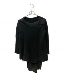 Y's（ワイズ）の古着「ドッキングワンピース」｜ブラック