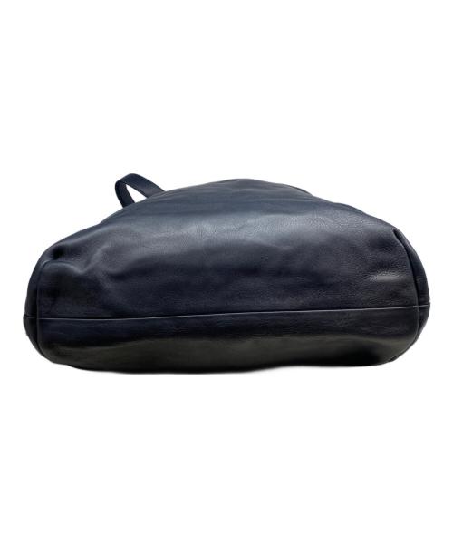 HIROFU（ヒロフ）HIROFU (ヒロフ) レザーバッグ ネイビーの古着・服飾アイテム
