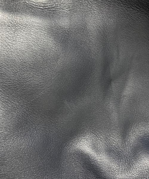 HIROFU（ヒロフ）HIROFU (ヒロフ) レザーバッグ ネイビーの古着・服飾アイテム