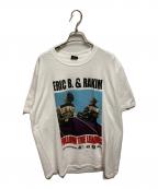 stussyステューシー）の古着「ERIC B.&RAKIM プリントTシャツ」｜ホワイト