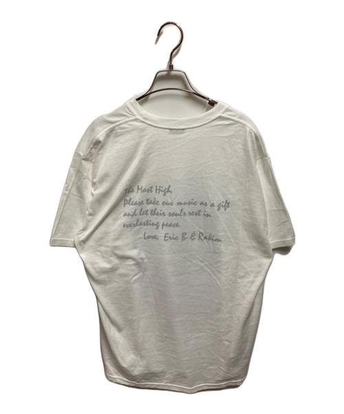 stussy（ステューシー）stussy (ステューシー) ERIC B.&RAKIM プリントTシャツ ホワイト サイズ:Ｌの古着・服飾アイテム