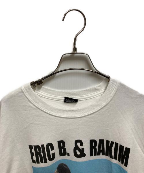 stussy（ステューシー）stussy (ステューシー) ERIC B.&RAKIM プリントTシャツ ホワイト サイズ:Ｌの古着・服飾アイテム