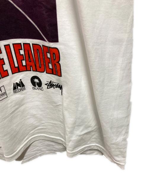 stussy（ステューシー）stussy (ステューシー) ERIC B.&RAKIM プリントTシャツ ホワイト サイズ:Ｌの古着・服飾アイテム