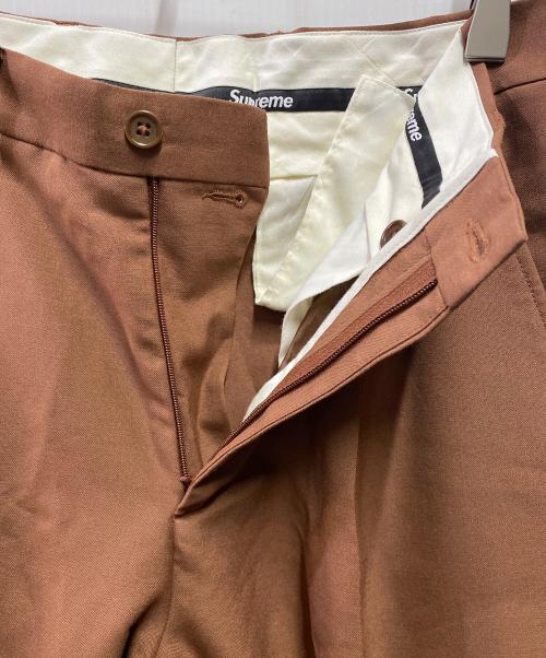 SUPREME（シュプリーム）SUPREME (シュプリーム) 1タックスラックス ブラウン サイズ:30の古着・服飾アイテム