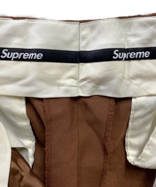 SUPREME（シュプリーム）SUPREME (シュプリーム) 1タックスラックス ブラウン サイズ:30の古着・服飾アイテム