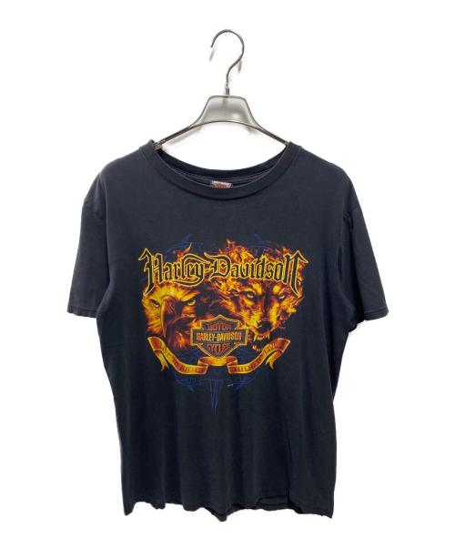 HARLEY-DAVIDSON（ハーレーダビッドソン）HARLEY-DAVIDSON (ハーレーダビッドソン) Tシャツ ブラック サイズ:Lの古着・服飾アイテム