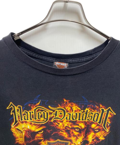 HARLEY-DAVIDSON（ハーレーダビッドソン）HARLEY-DAVIDSON (ハーレーダビッドソン) Tシャツ ブラック サイズ:Lの古着・服飾アイテム