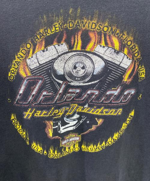 HARLEY-DAVIDSON（ハーレーダビッドソン）HARLEY-DAVIDSON (ハーレーダビッドソン) Tシャツ ブラック サイズ:Lの古着・服飾アイテム
