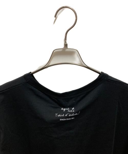 agnes b homme（アニエスベーオム）agnes b homme (アニエスベーオム) SEG2 TS BRANDO MC Tシャツ ブラック サイズ:2 未使用品の古着・服飾アイテム