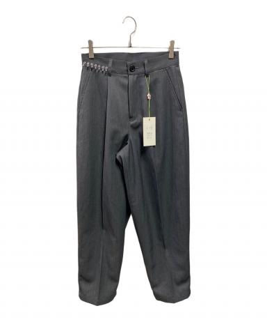 中古・古着通販】TTT MSW (ティー) 25SS スラックス グレー サイズ:S