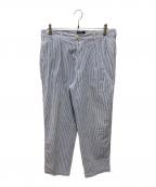 POLO RALPH LAURENポロ・ラルフローレン）の古着「シアサッカーストライプパンツ」｜ブルー