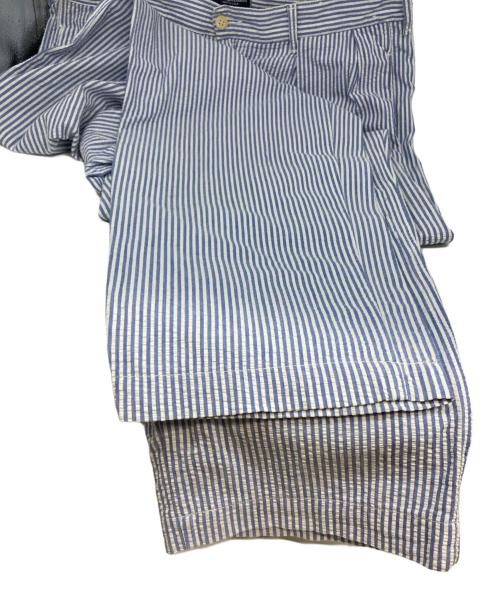 POLO RALPH LAUREN（ポロ・ラルフローレン）POLO RALPH LAUREN (ポロ・ラルフローレン) シアサッカーストライプパンツ ブルー サイズ:サイズ詳細参照の古着・服飾アイテム
