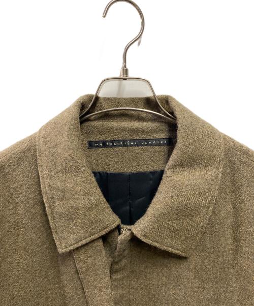 My Beautiful Landlet（マイビューティフルランドレット）My Beautiful Landlet (マイビューティフルランドレット) WOOL BLOUSON ブラウンの古着・服飾アイテム