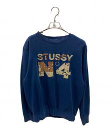 stussy（ステューシー）の古着「00sロゴスウェット」｜ネイビー