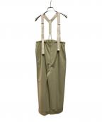 TODAYFULトゥデイフル）の古着「Suspenders Highwaist Pants」｜ベージュ
