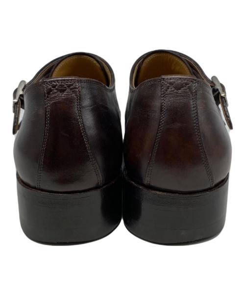 vass shoes（ヴァーシュ）vass shoes (ヴァーシュ) Double Monk ブラウン サイズ:40の古着・服飾アイテム