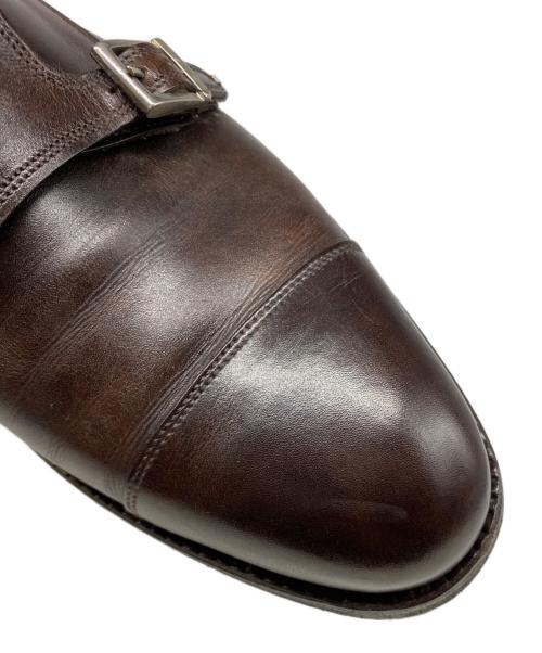 vass shoes（ヴァーシュ）vass shoes (ヴァーシュ) Double Monk ブラウン サイズ:40の古着・服飾アイテム