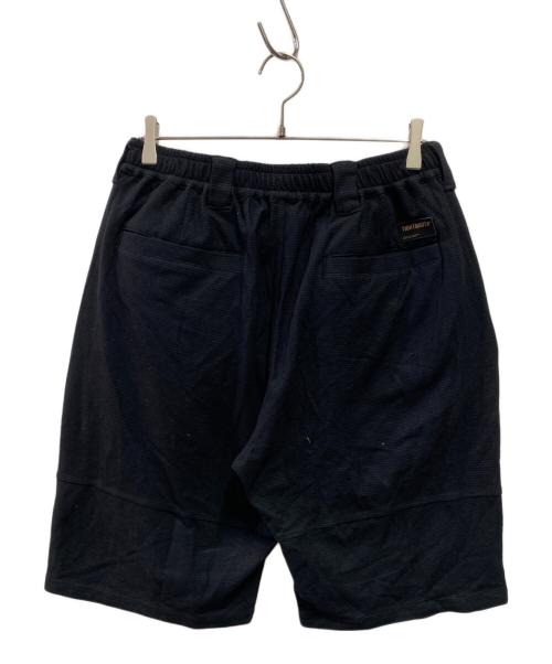 TIGHTBOOTH PRODUCTION（タイトブースプロダクション）TIGHTBOOTH PRODUCTION (タイトブースプロダクション) HONEYCOMB BORDER BIG SHORTS ブラック サイズ:Ｍの古着・服飾アイテム